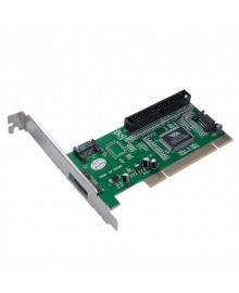 Контроллер плата PCI to Sata & IDE, расширитель портов SATA и IDE