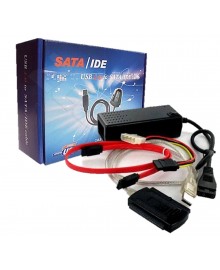Адаптер (переходник) USB to Sata & IDE, 220V