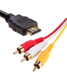 Адаптер (переходник) HDMI to AV adapter, кабель 1,5m