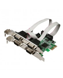 Контроллер PCI-Express 1x to 4xCOM (RS-232) controller