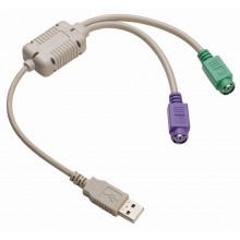 Адаптер (переходник) USB to 2x PS/2