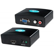 Конвертер VGA to HDMI+audio, Power of Tech FY1316