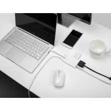 Адаптер (переходник) Xiaomi USB type-C to VGA/USB/LAN