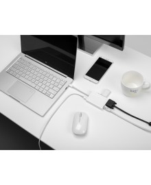 Адаптер (переходник) Xiaomi USB type-C to VGA/USB/LAN