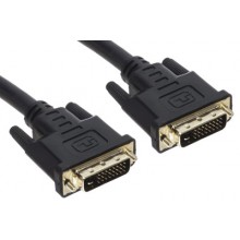 Интерфейсный кабель DVI male to male, C-NET, 3m, DVI-D Dual LInk