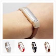 Браслет для Xiaomi MiBand, кожаный ремешок 