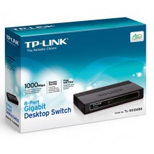 Настольный коммутатор Tp-link TL-SG1008D, 8-port Gigabit switch