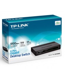 Настольный коммутатор Tp-link TL-SG1008D, 8-port Gigabit switch