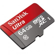 Карта памяти 64 ГБ SanDisk Ultra microSD (SDSQUNB-064G-GN3M)