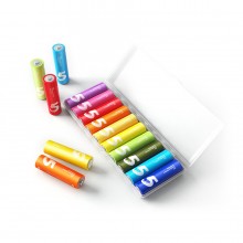 Батарейки Xiaomi Mi Rainbow Zi5 AA Batteries, 10 шт, разноцветные