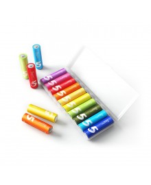 Батарейки Xiaomi Mi Rainbow Zi5 AA Batteries, 10 шт, разноцветные