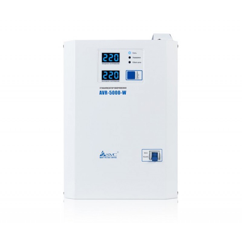 Стабилизатор SVC AVR-5000-W (5000Вт), LED-дисплей
