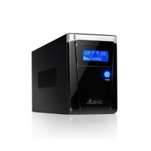 UPS SVC V-800-F-LCD, Smart, USB, 800VA, 480Вт, AVR стабилизатор